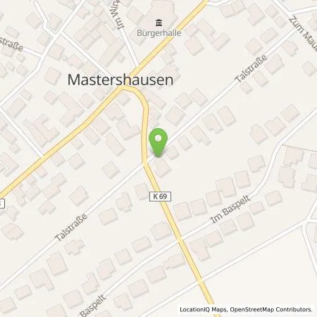 Standortübersicht der Tankstelle Alexandra Christ-Reifferscheidt in 56869 Mastershausen