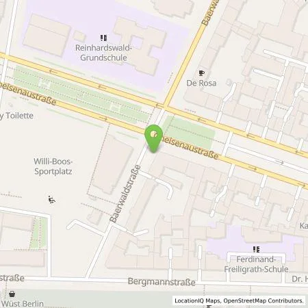 Standortübersicht der Tankstelle Berliner Stadtwerke KommunalPartner GmbH in 10961 Berlin