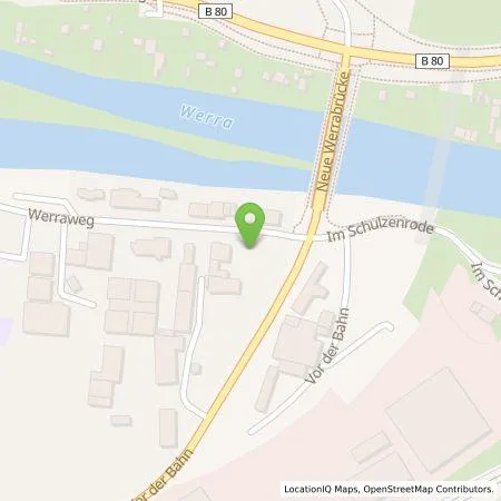 Standortübersicht der Tankstelle Stadtwerke Hann. Münden Energien GmbH in 34346 Hann. Münden