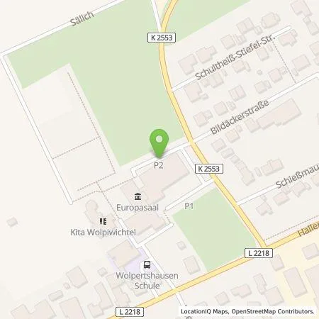 Standortübersicht der Tankstelle WFG Schwäbisch Hall mbH in 74549 Wolpertshausen