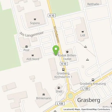 Standortübersicht der Tankstelle Lidl Dienstleistung GmbH & Co. KG in 28879 Grasberg