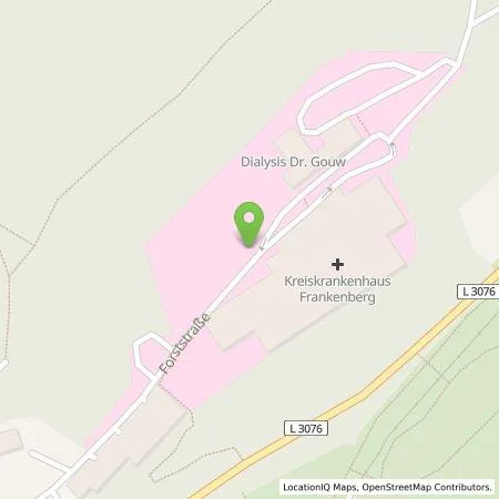 Standortübersicht der Tankstelle Stadtwerke Frankenberg GmbH in 35066 Frankenberg