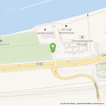 Standortübersicht der Tankstelle Mainova AG in 60594 Frankfurt am Main
