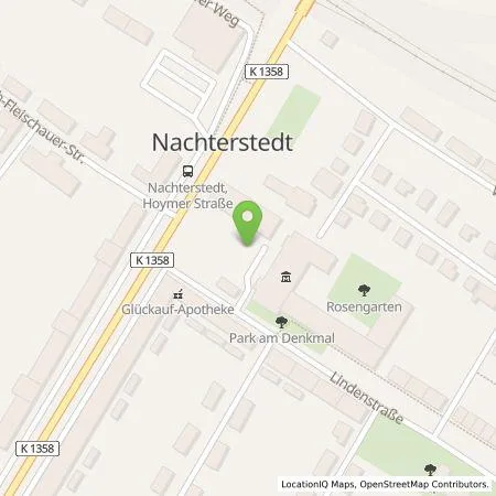 Standortübersicht der Tankstelle Köthen Energie GmBH in 06469 Nachterstedt