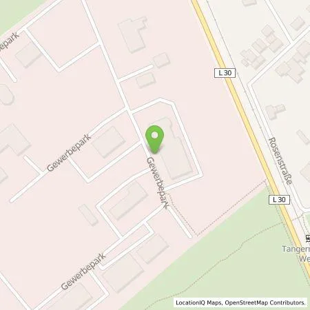 Standortübersicht der Tankstelle hagebaumarkt Mölders Adendorf GmbH in 39590 Tangermünde