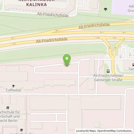 Standortübersicht der Tankstelle Berliner Stadtwerke KommunalPartner GmbH in 10315 Berlin