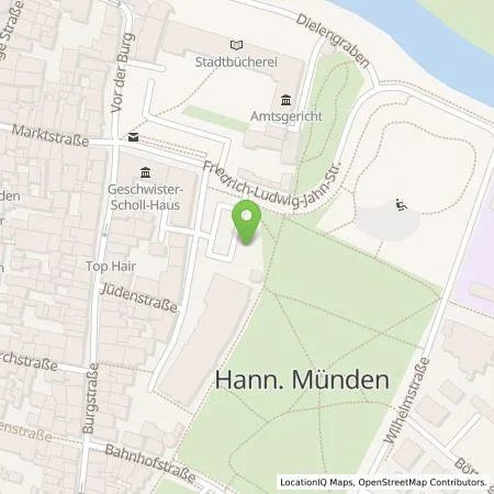 Standortübersicht der Tankstelle Stadtwerke Hann. Münden Energien GmbH in 34346 Hann. Münden