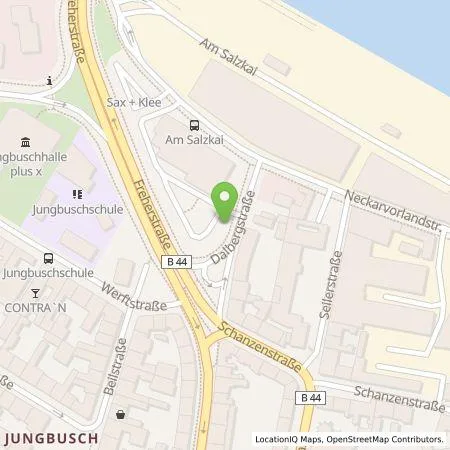 Standortübersicht der Tankstelle MVV Energie AG in 68159 Mannheim