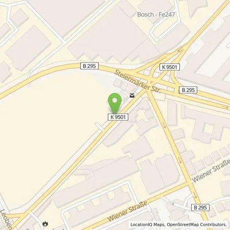 Standortübersicht der Tankstelle Robert Bosch GmbH in 70469 Stuttgart