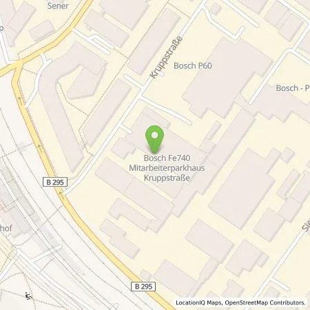 Standortübersicht der Tankstelle Robert Bosch GmbH in 70469 Stuttgart
