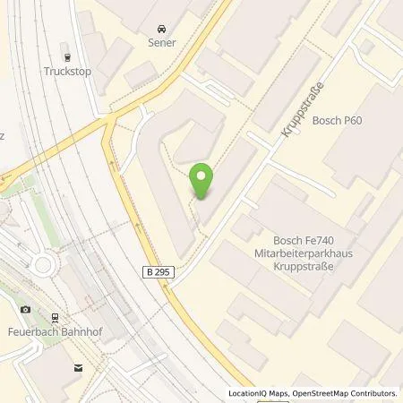 Standortübersicht der Tankstelle Robert Bosch GmbH in 70469 Stuttgart