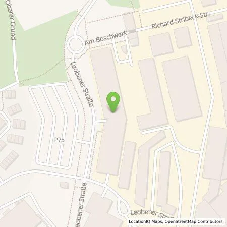 Standortübersicht der Tankstelle Robert Bosch GmbH in 70469 Stuttgart