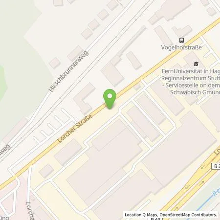 Standortübersicht der Tankstelle Robert Bosch GmbH in 73525 Schwäbisch Gmünd