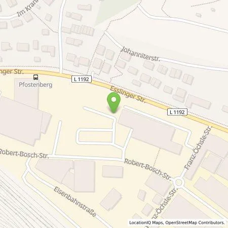 Standortübersicht der Tankstelle Robert Bosch GmbH in 73207 Plochingen