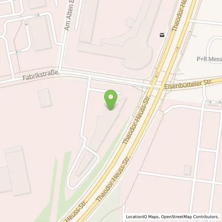 Standortübersicht der Tankstelle Robert Bosch GmbH in 38122 Braunschweig