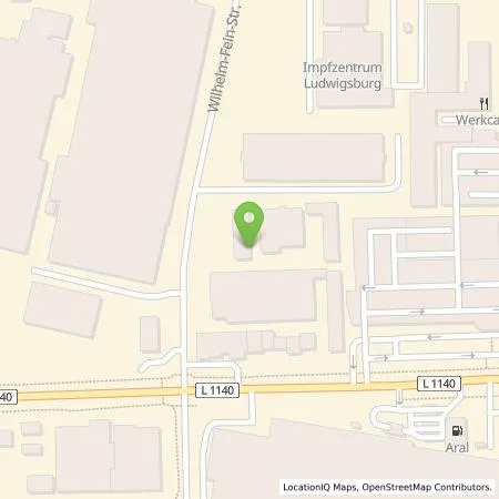 Standortübersicht der Tankstelle Robert Bosch GmbH in 71636 Ludwigsburg