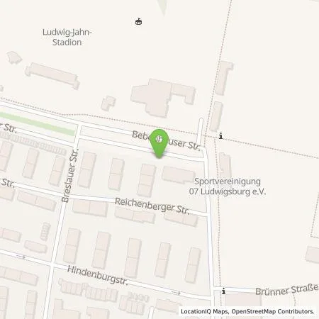 Standortübersicht der Tankstelle eze.network GmbH in 71638 Ludwigsburg