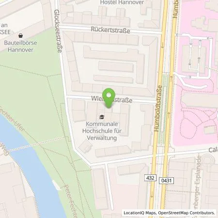 Standortübersicht der Tankstelle enercity AG in 30169 Hannover
