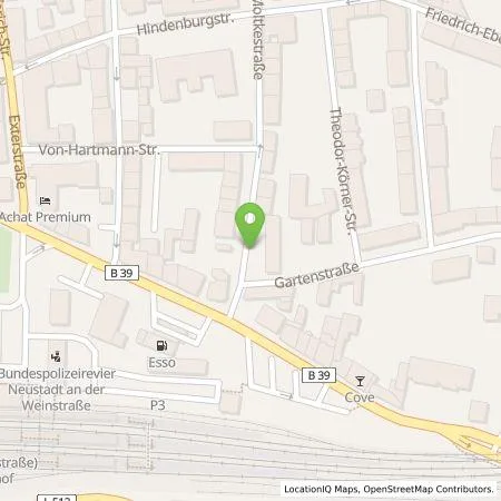 Standortübersicht der Tankstelle deer GmbH in 67433 Neustadt an der Weinstraße