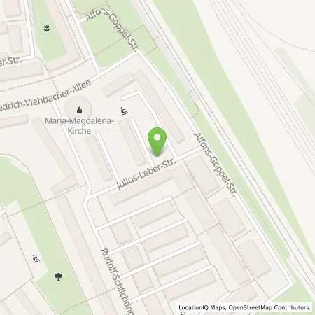 Standortübersicht der Tankstelle REWAG Regensburger Energie und Wasserversorgung AG & Co KG in 93055 Regensburg