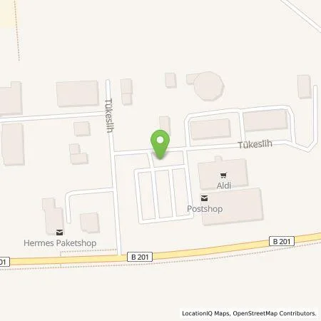 Standortübersicht der Tankstelle ALDI Nord Deutschland Stiftung & Co. KG in 24887 Silberstedt