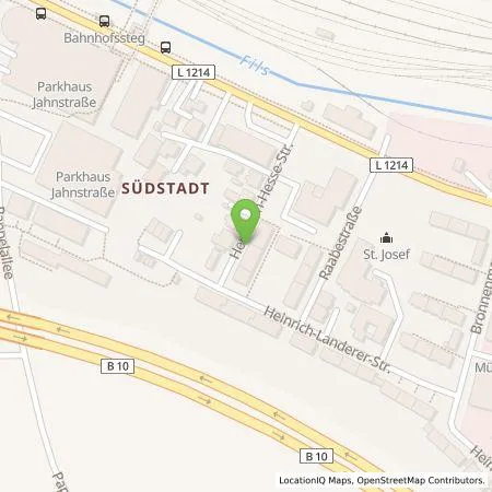 Standortübersicht der Tankstelle Wirelane Public 1 GmbH in 73037 Göppingen