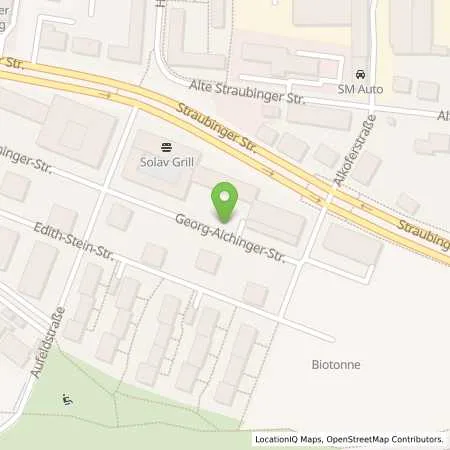 Standortübersicht der Tankstelle REWAG Regensburger Energie und Wasserversorgung AG & Co KG in 93055 Regensburg