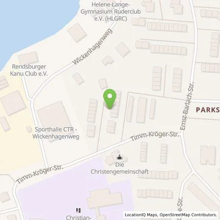 Standortübersicht der Tankstelle Wirelane Public 1 GmbH in 24768 Rendsburg