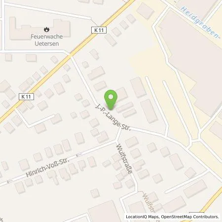 Standortübersicht der Tankstelle Wirelane Public 1 GmbH in 25436 Uetersen