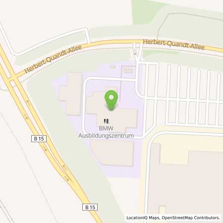 Standortübersicht der Strom (Elektro) Tankstelle: BMW AG -Werk Regensburg in 93055, Regensburg