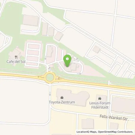 Standortübersicht der Tankstelle Shell Deutschland GmbH in 70794 Filderstadt