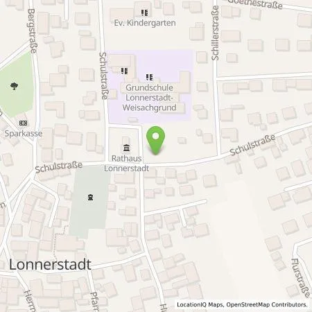 Standortübersicht der Tankstelle RegioGrünStrom GmbH & Co. KG in 91475 Lonnerstadt