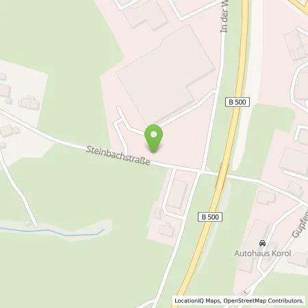 Standortübersicht der Tankstelle LIGNOTREND GmbH & Co. KG in 79809 Weilheim