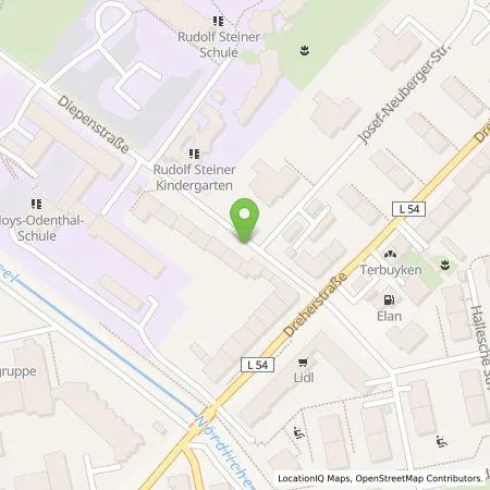 Standortübersicht der Tankstelle Stadtwerke Düsseldorf AG in 40625 Düsseldorf