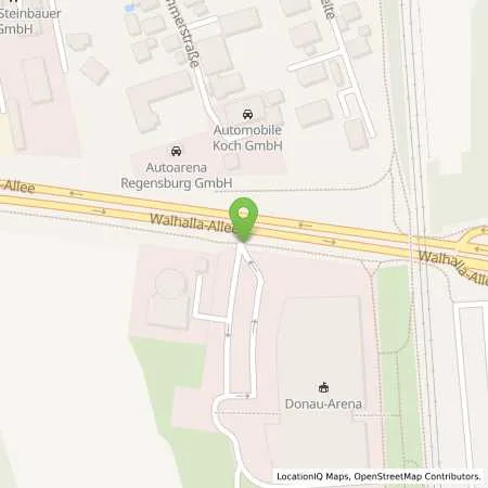 Standortübersicht der Tankstelle REWAG Regensburger Energie und Wasserversorgung AG & Co KG in 93059 Regensburg