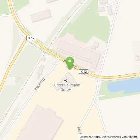 Standortübersicht der Tankstelle Günter Pellmann GmbH in 48734 Reken