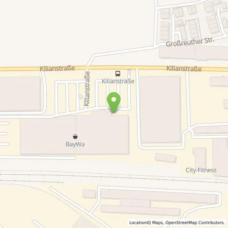 Standortübersicht der Tankstelle BayWa Mobility Solutions GmbH in 90425 Nürnberg