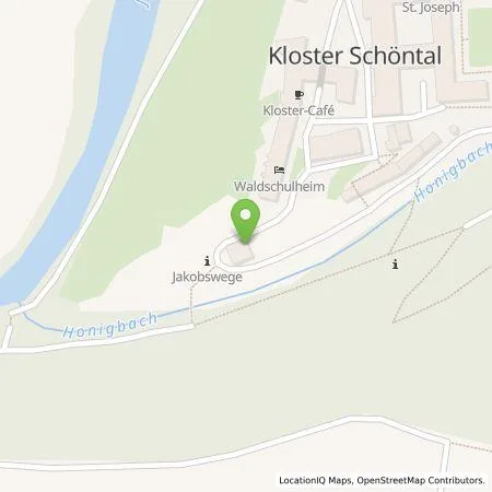 Standortübersicht der Tankstelle Parkraumgesellschaft Baden-Württemberg GmbH in 74214 Schöntal