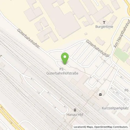 Standortübersicht der Tankstelle DB Energie GmbH in 63450 Hanau