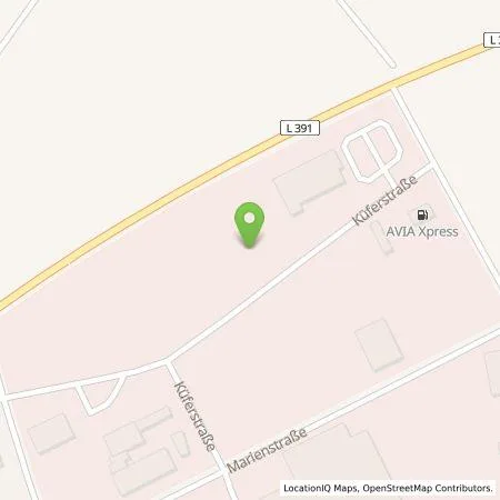 Standortübersicht der Tankstelle Bäckerei-Konditorei Padeffke GmbH in 72145 Hirrlingen