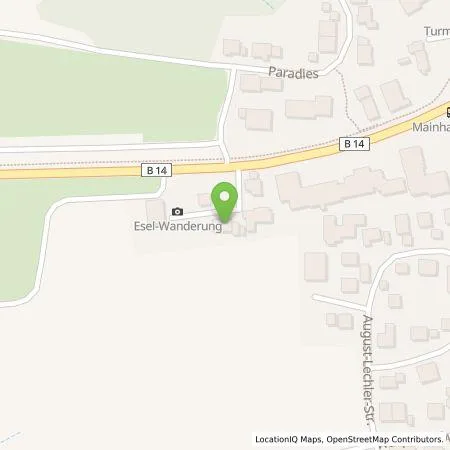 Standortübersicht der Tankstelle Hotel Pension Waldblick in 74535 Mainhardt
