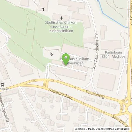 Standortübersicht der Tankstelle Energieversorgung Leverkusen GmbH & CO.KG in 51375 Leverkusen