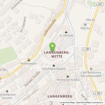 Standortübersicht der Tankstelle Verkehrsgesellschaft der Stadt Velbert mbH in 42555 Velbert