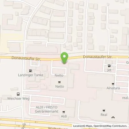 Standortübersicht der Tankstelle REWAG Regensburger Energie und Wasserversorgung AG & Co KG in 93059 Regensburg