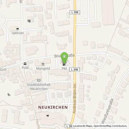 Standortübersicht der Tankstelle Fred Pfennings GmbH & Co. KG in 47506 Neukirchen-Vluyn