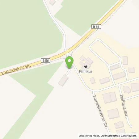 Standortübersicht der Tankstelle e-regio GmbH & Co. KG in 53347 Alfter