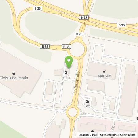 Standortübersicht der Tankstelle Circle K Deutschland GmbH in 76726 Germersheim
