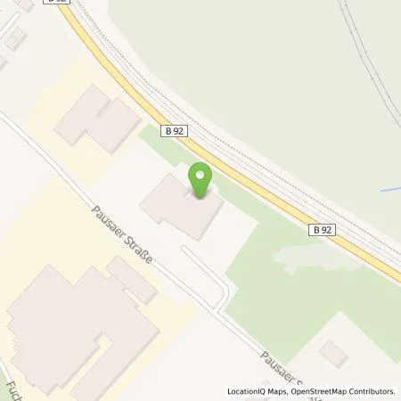 Standortübersicht der Tankstelle Autohaus Kühnert GmbH & Co. KG in 08525 Plauen