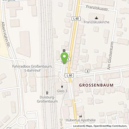 Standortübersicht der Tankstelle Stadtwerke Duisburg AG in 47269 Duisburg