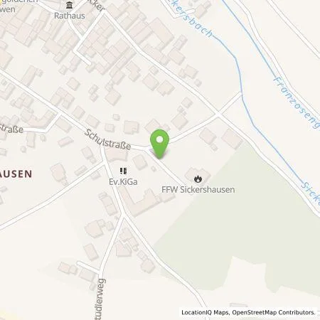 Standortübersicht der Tankstelle NEG Neue Energien Mainfranken GmbH in 97318 Kitzingen